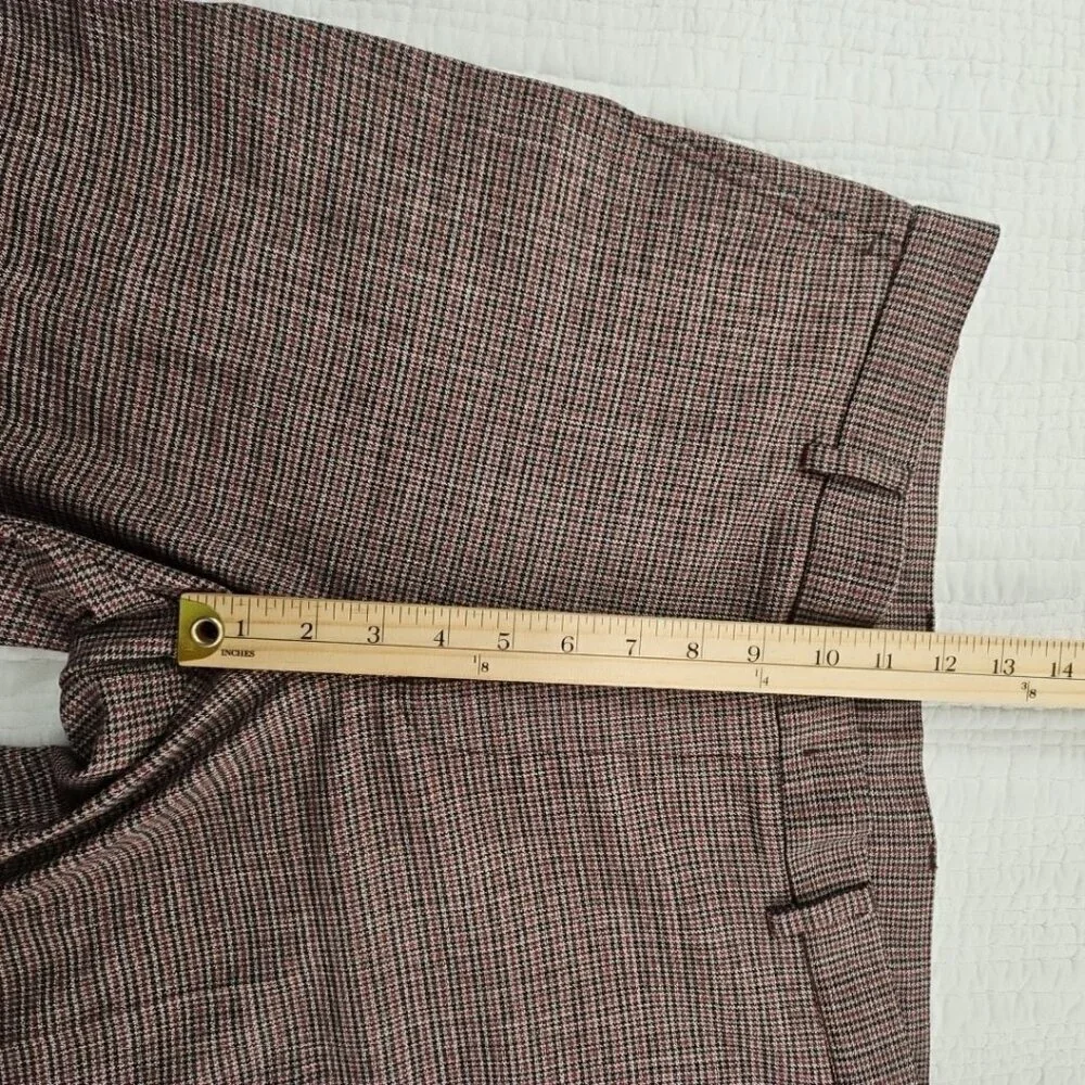 Tommy Hilfiger Performance Pants Men's 34x32 Red Black Houndstooth EUC‎ Luxury